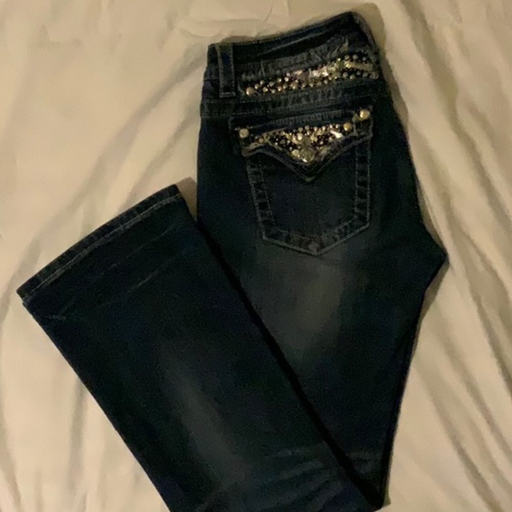 Miss Me Jeans 29/30 Signature Rise Boot Color:MK 251 Style NO: JY6191B30